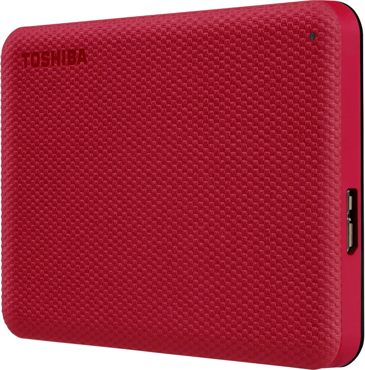 هارد اکسترنال قابل حمل 2 ترابایتی توشیبا Canvio Advance، USB 3.2 Gen 1، 2.5 اینچی، قرمز - HDTCA20ER3AA هارد اکسترنال قابل حمل 2 ترابایتی توشیبا Canvio Advance، USB 3.2 Gen 1، 2.5 اینچی، قرمز - HDTCA20ER3AA