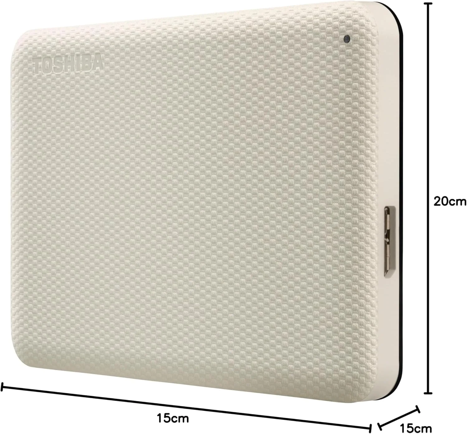 هارد اکسترنال قابل حمل 2 ترابایتی توشیبا Canvio Advance USB 3.2 Gen1، سفید - HDTCA20EW3AA هارد اکسترنال قابل حمل 2 ترابایتی توشیبا Canvio Advance USB 3.2 Gen1، سفید - HDTCA20EW3AA