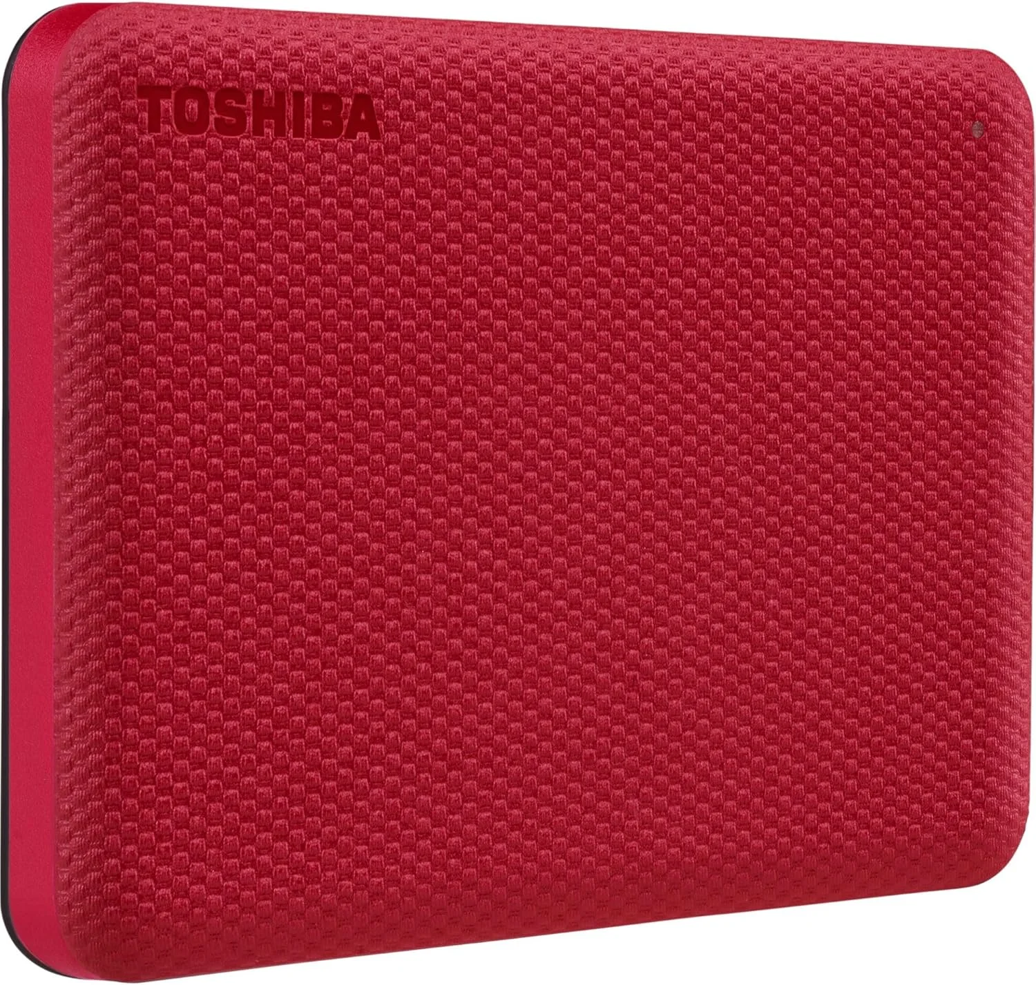 هارد اکسترنال قابل حمل توشیبا Canvio Advance با ظرفیت 1 ترابایت، USB 3.2 Gen1، قرمز - HDTCA10ER3AA
