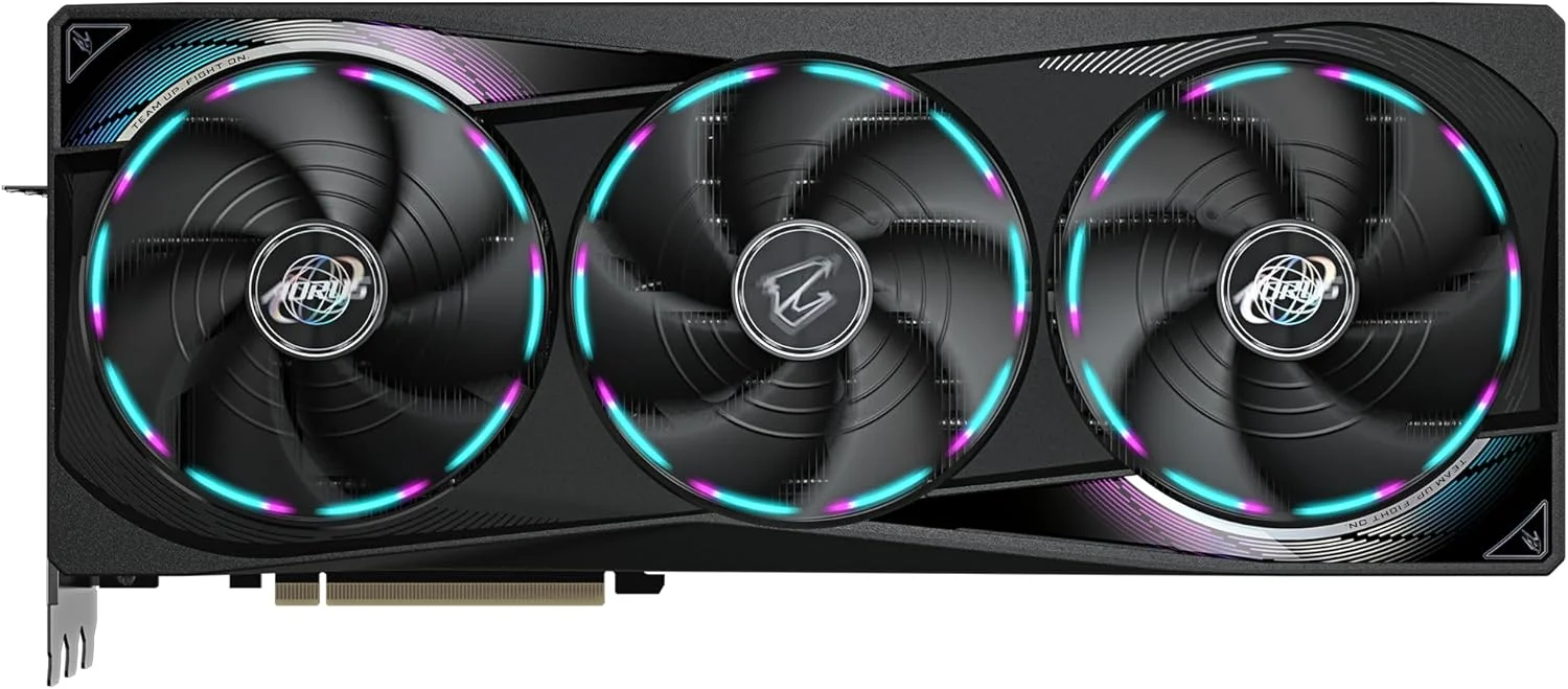 کارت گرافیک گیگابایت AORUS GeForce RTX 5080 MASTER 16G - 16 گیگابایت GDDR7، 256 بیت، PCI-E 5.0، فرکانس هسته 2805 مگاهرتز، 3 پورت DisplayPort، 1 پورت HDMI، GV-N5080AORUS M-16GD