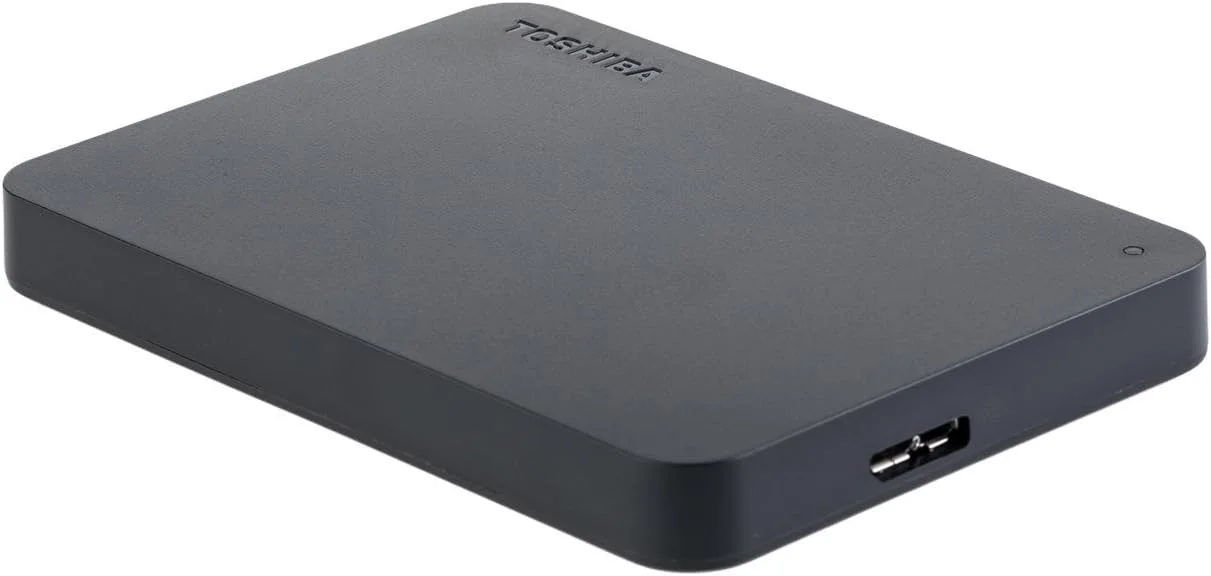 هارد اکسترنال قابل حمل توشیبا Canvio Basics با ظرفیت 1 ترابایت و USB3.0 - مشکی مدل HDTB410EK3AA