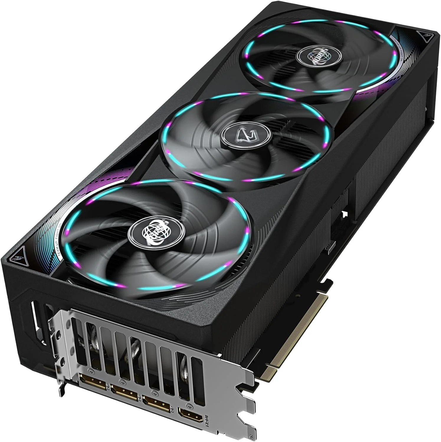 کارت گرافیک گیگابایت AORUS GeForce RTX 5080 MASTER 16G - 16 گیگابایت GDDR7، 256 بیت، PCI-E 5.0، فرکانس هسته 2805 مگاهرتز، 3 پورت DisplayPort، 1 پورت HDMI، GV-N5080AORUS M-16GD