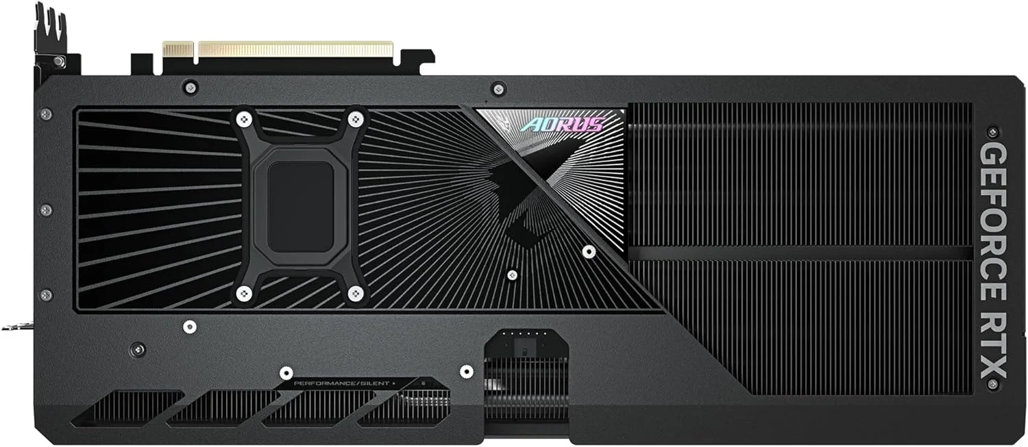 کارت گرافیک گیگابایت AORUS GeForce RTX 5080 MASTER 16G - 16 گیگابایت GDDR7، 256 بیت، PCI-E 5.0، فرکانس هسته 2805 مگاهرتز، 3 پورت DisplayPort، 1 پورت HDMI، GV-N5080AORUS M-16GD