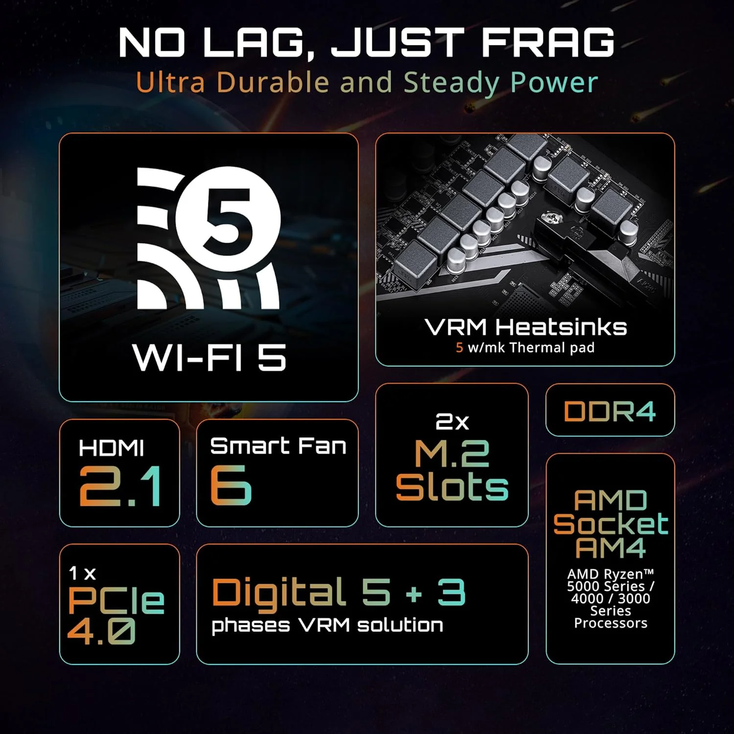 مادربرد GIGABYTE B550M DS3H AC (AM4 AMD/B550/Micro ATX/Dual M.2/SATA 6Gb/s/USB 3.2 Gen 1/PCIe 4.0/HMDI/DVI/DDR4)