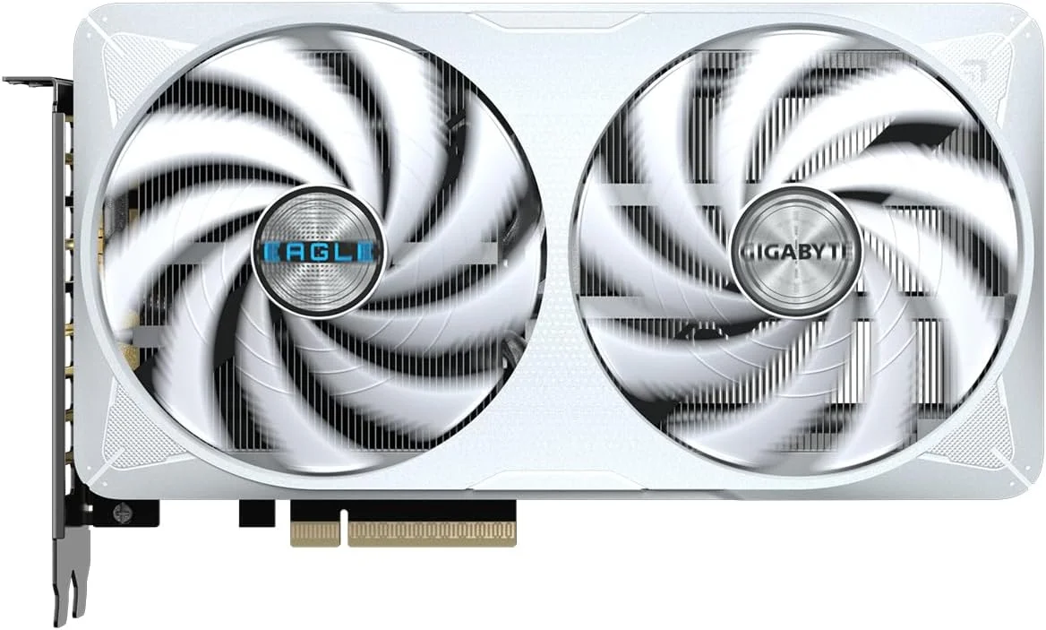 کارت گرافیک گیگابایت GeForce RTX 5060 Ti EAGLE OC ICE 16G - حافظه 16 گیگابایت GDDR7، رابط 128 بیتی، PCI-E 5.0، فرکانس هسته 2617 مگاهرتز، 3 پورت DisplayPort، 1 پورت HDMI، مدل GV-N506TEAGLEOC ICE-16GD کارت گرافیک گیگابایت GeForce RTX 5060 Ti EAGLE OC ICE 16G - حافظه 16 گیگابایت GDDR7، رابط 128 بیتی، PCI-E 5.0، فرکانس هسته 2617 مگاهرتز، 3 پورت DisplayPort، 1 پورت HDMI، مدل GV-N506TEAGLEOC ICE-16GD