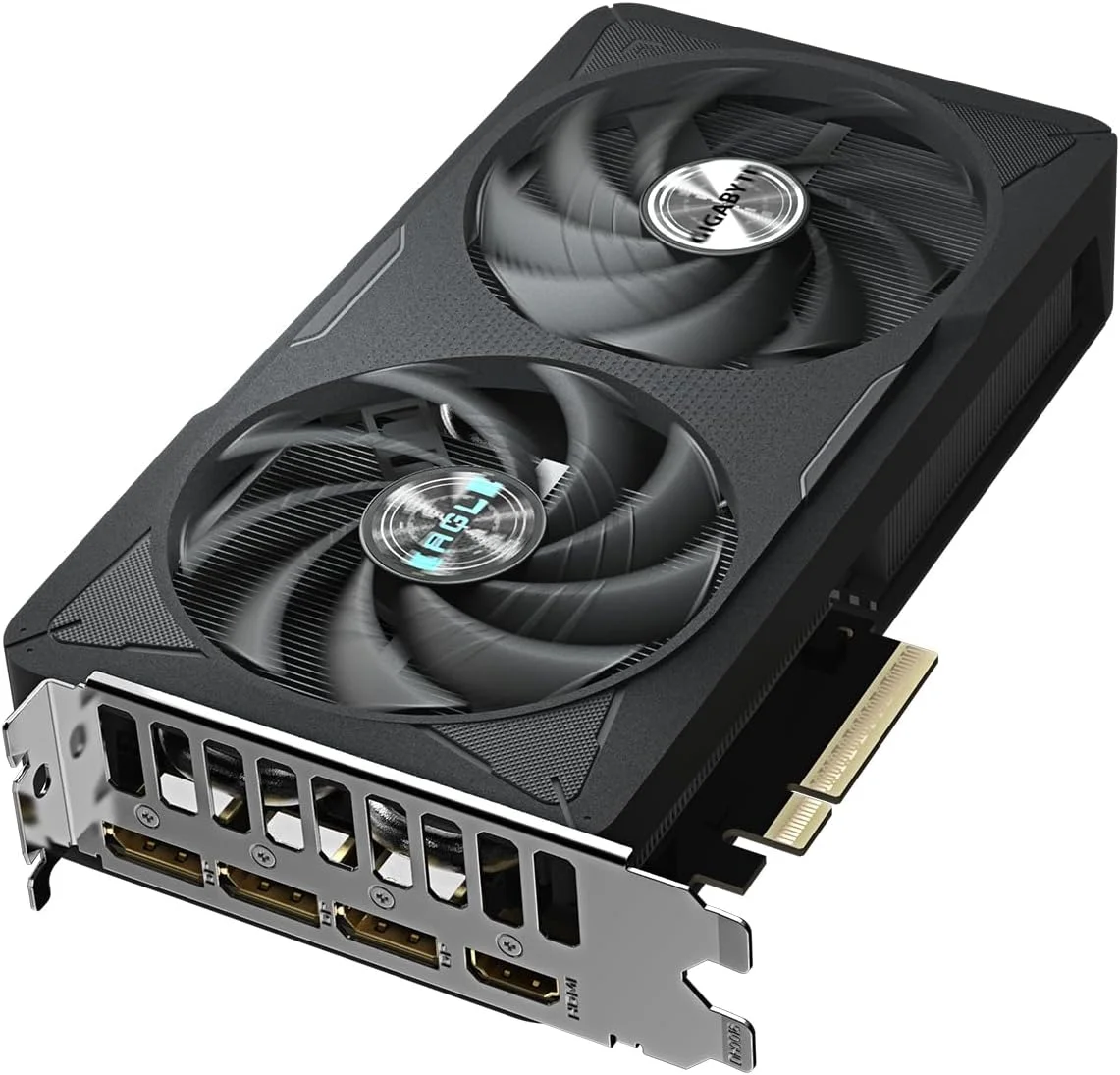کارت گرافیک گیگابایت GeForce RTX 5060 Eagle OC 8G - حافظه 8 گیگابایت GDDR7، رابط 128 بیتی، PCI-E 5.0، فرکانس هسته 2550 مگاهرتز، 3 پورت DisplayPort، 1 پورت HDMI، GV-N5060EAGLE OC-8GD