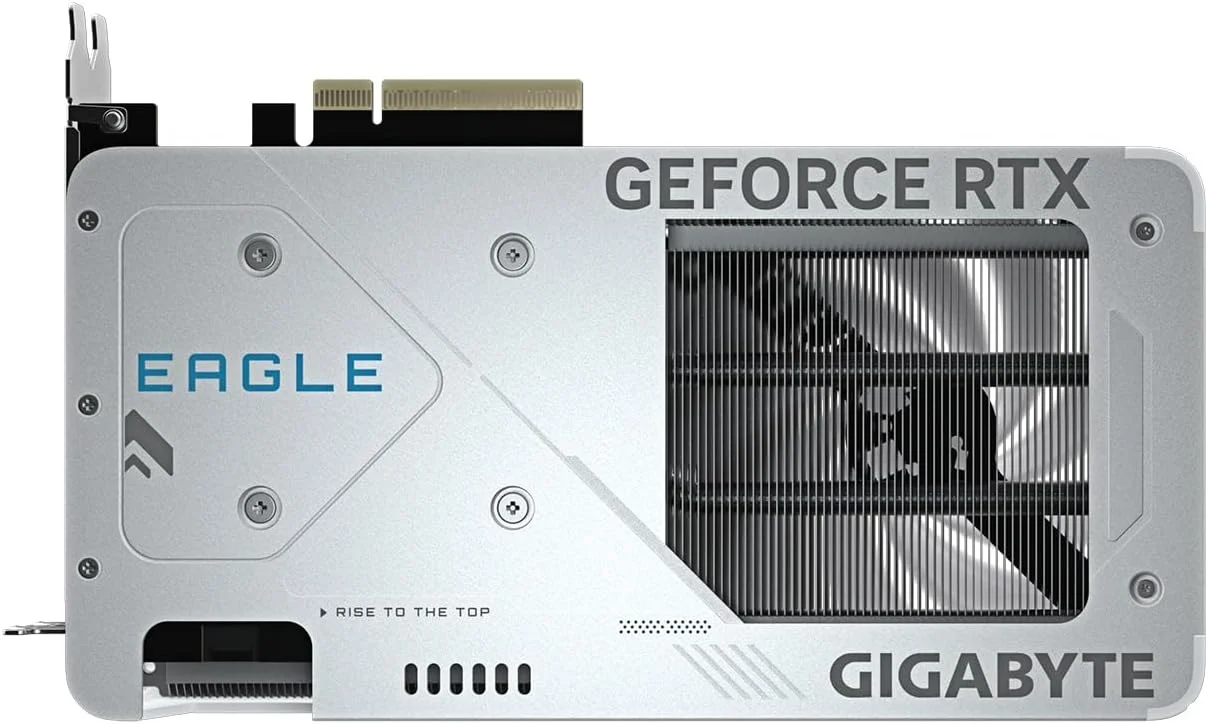 کارت گرافیک گیگابایت GeForce RTX 5060 Ti Eagle OC Ice 8G - حافظه 8 گیگابایت GDDR7، رابط 128 بیتی، PCI-E 5.0، فرکانس هسته 2617 مگاهرتز، 3x DisplayPort، 1x HDMI، مدل GV-N506TEAGLEOC ICE-8GD