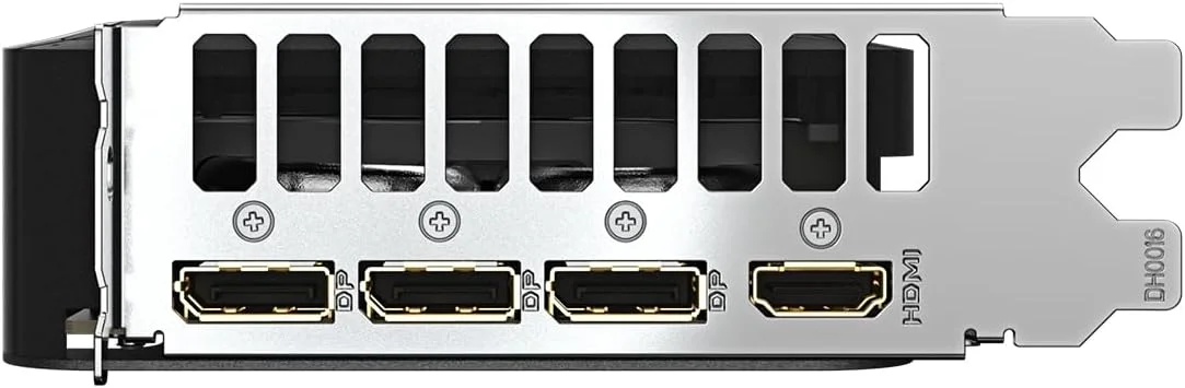 کارت گرافیک گیگابایت GeForce RTX 5060 Eagle OC 8G - حافظه 8 گیگابایت GDDR7، رابط 128 بیتی، PCI-E 5.0، فرکانس هسته 2550 مگاهرتز، 3 پورت DisplayPort، 1 پورت HDMI، GV-N5060EAGLE OC-8GD