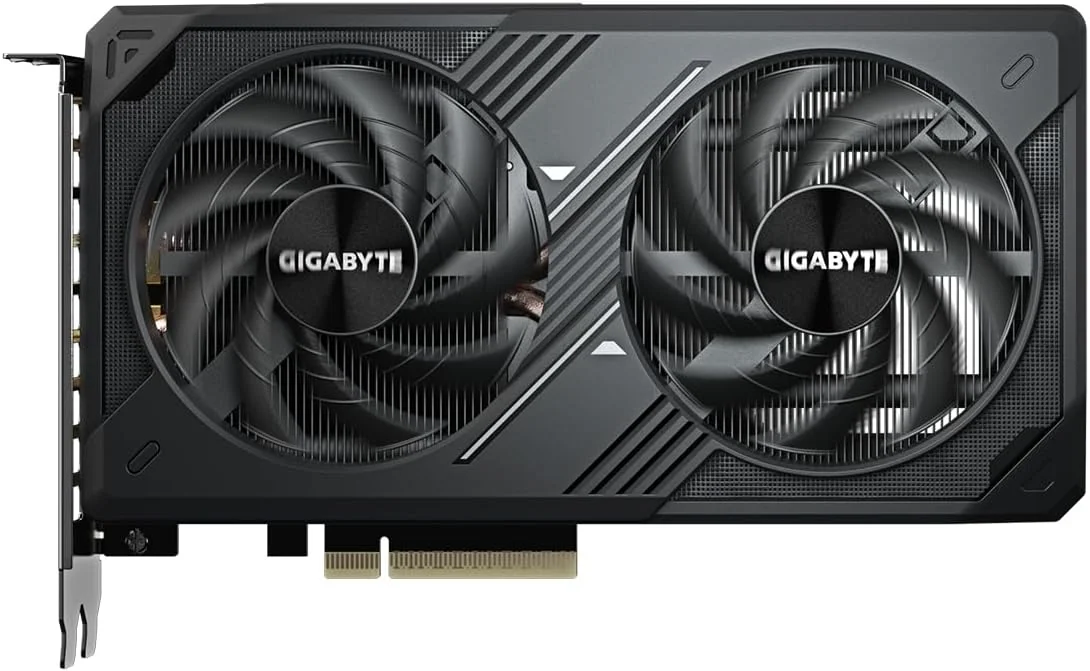 کارت گرافیک گیگابایت GeForce RTX 5060 WINDFORCE 8G - حافظه 8 گیگابایت GDDR7، رابط 128 بیتی، PCI-E 5.0، فرکانس هسته 2497 مگاهرتز، 3 پورت DisplayPort، 1 پورت HDMI، مدل GV-N5060WF2-8GD