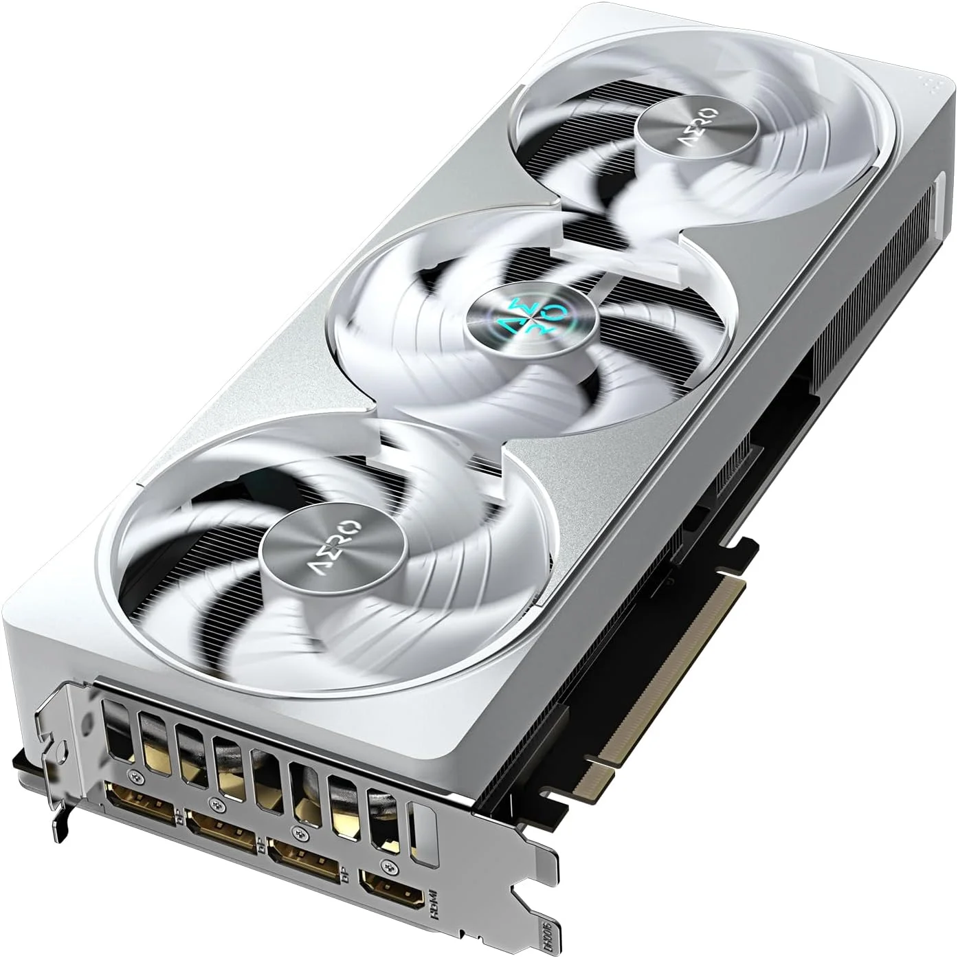 کارت گرافیک گیگابایت GeForce RTX 5080 AERO OC SFF 16G - حافظه 16 گیگابایت GDDR7، رابط 256 بیتی، PCI-E 5.0، فرکانس هسته 2730 مگاهرتز، 3 پورت DisplayPort، 1 پورت HDMI، GV-N5080AERO OC-16GD