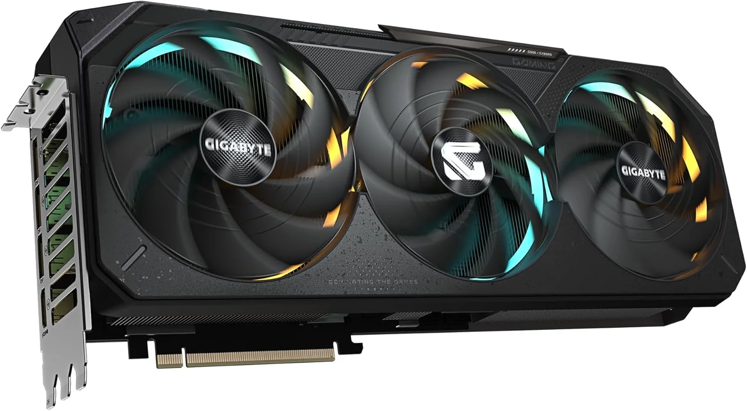 کارت گرافیک گیگابایت GeForce RTX 5080 GAMING OC 16G - حافظه 16 گیگابایت GDDR7، رابط 256 بیتی، PCI-E 5.0، فرکانس هسته 2730 مگاهرتز، 3 پورت DisplayPort، 1 پورت HDMI، GV-N5080GAMING OC-16GD