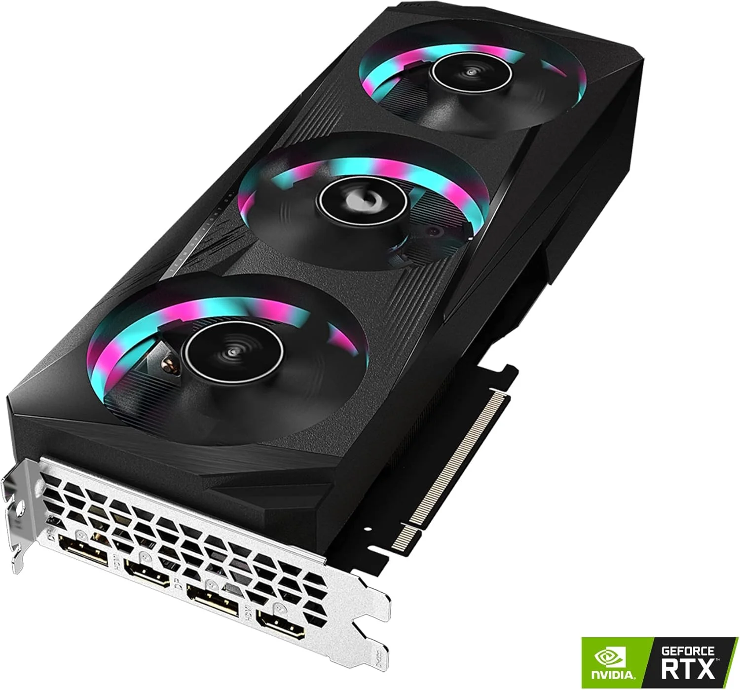 کارت گرافیک GIGABYTE AORUS GeForce RTX 3050 Elite 8G، فن های 3X WINDFORCE، حافظه 8 گیگابایتی GDDR6 128 بیتی GDDR6، کارت ویدیو GV-N3050AORUS E-8GD کارت گرافیک GIGABYTE AORUS GeForce RTX 3050 Elite 8G، فن های 3X WINDFORCE، حافظه 8 گیگابایتی GDDR6 128 بیتی GDDR6، کارت ویدیو GV-N3050AORUS E-8GD
