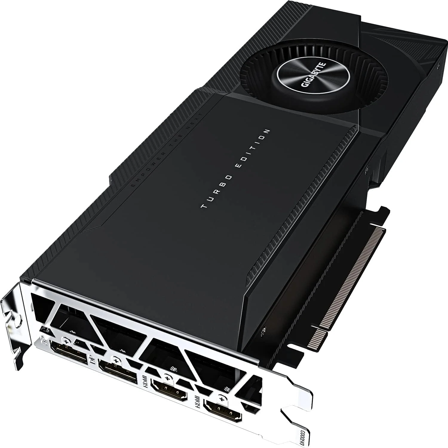 کارت گرافیک گیگابایت GeForce RTX 3080 TURBO 10GB V2 LHR، GV-N3080TURBO-10GD V2 (بازسازی شده)