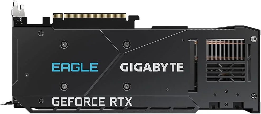 کارت گرافیک گیگابایت GeForce RTX 3070 Ti Eagle OC 8G، سیستم خنک کننده WINDFORCE 3X، حافظه 8 گیگابایت 256 بیتی GDDR6X، کارت ویدیو GV-N307TEAGLE OC-8GD
