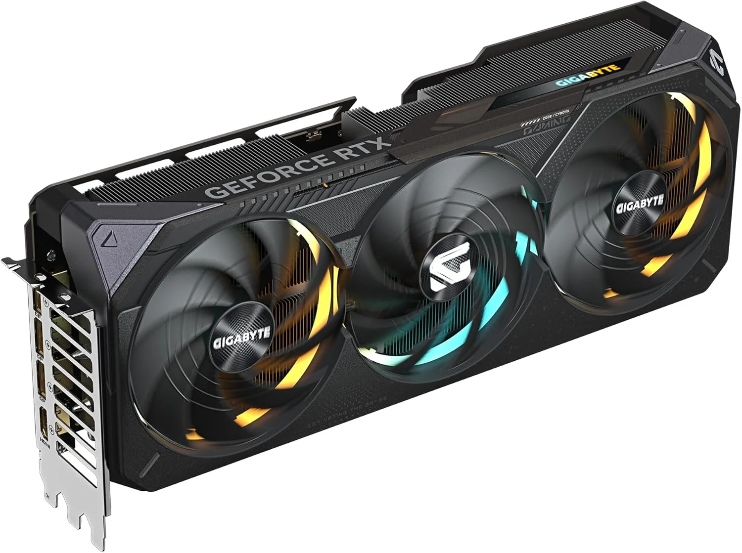 کارت گرافیک گیگابایت GeForce RTX 5080 GAMING OC 16G - حافظه 16 گیگابایت GDDR7، رابط 256 بیتی، PCI-E 5.0، فرکانس هسته 2730 مگاهرتز، 3 پورت DisplayPort، 1 پورت HDMI، GV-N5080GAMING OC-16GD