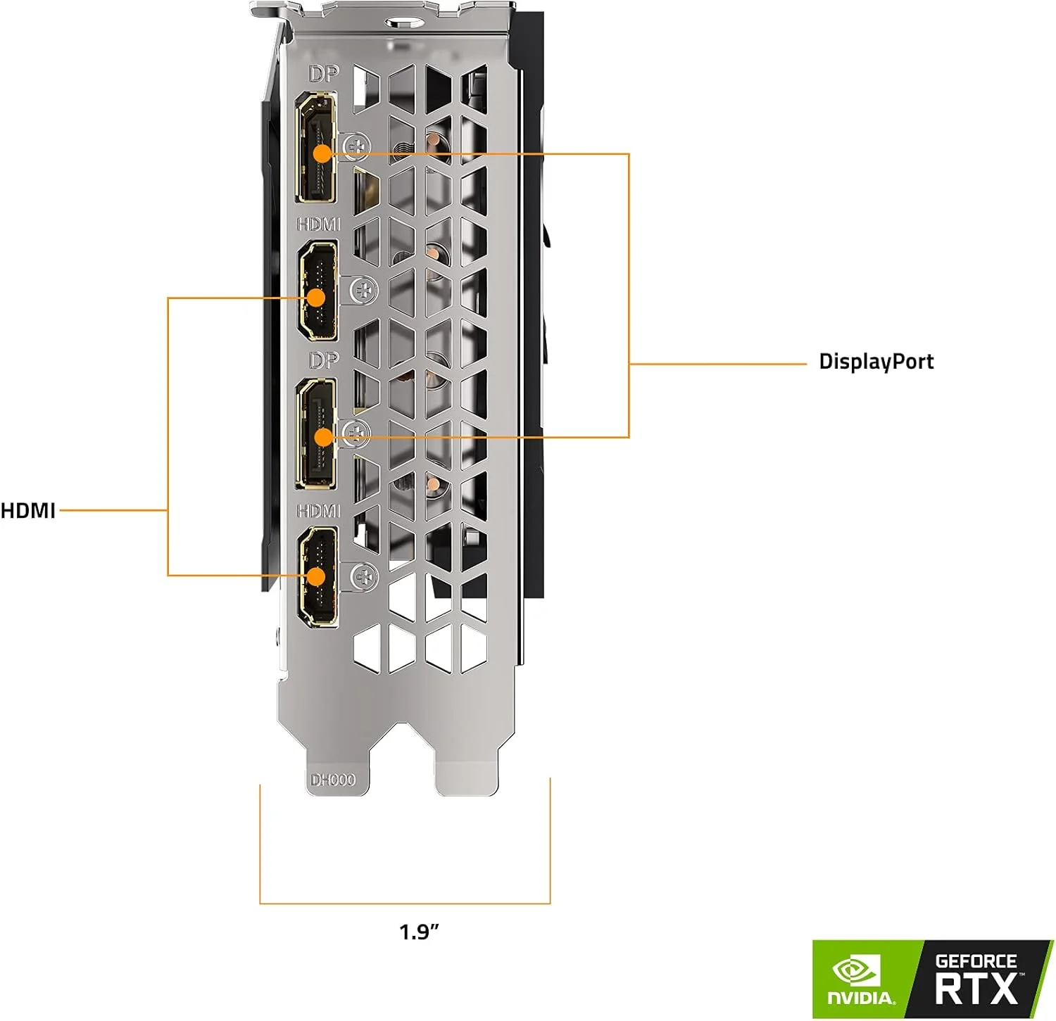 کارت گرافیک گیگابایت GeForce RTX 3070 Ti Eagle OC 8G، سیستم خنک کننده WINDFORCE 3X، حافظه 8 گیگابایت 256 بیتی GDDR6X، کارت ویدیو GV-N307TEAGLE OC-8GD