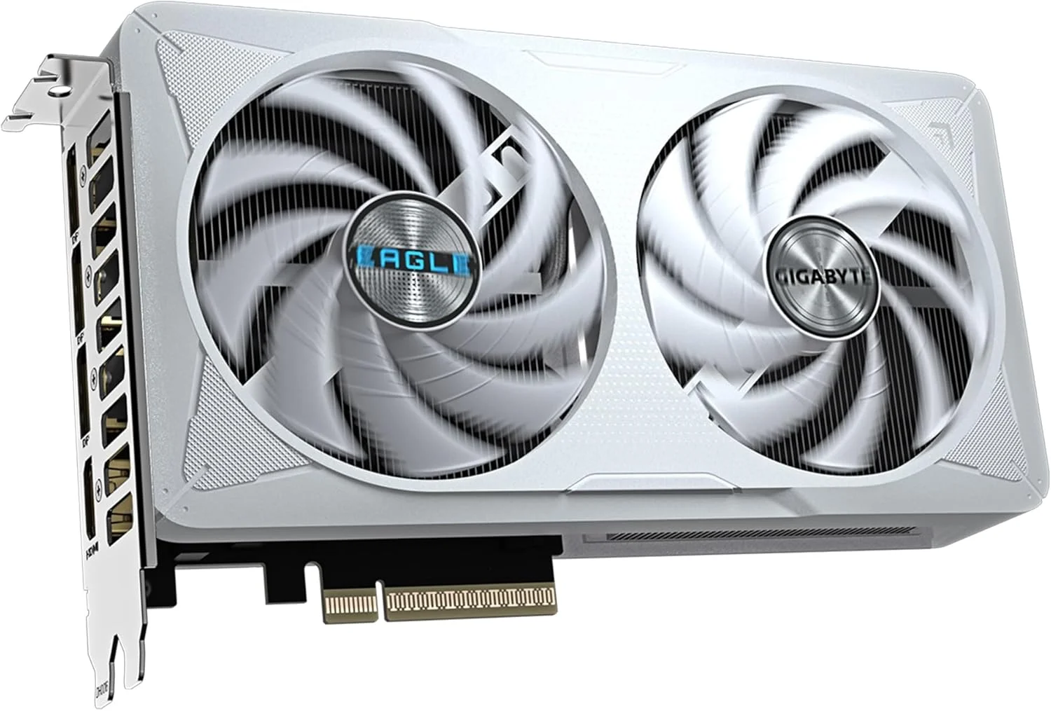کارت گرافیک GIGABYTE GeForce RTX 5060 Eagle OC ICE 8G، حافظه 8 گیگابایت GDDR7 128 بیتی، PCIe 5.0، سیستم خنک کننده WINDFORCE، کارت ویدیو GV-N5060EAGLEOC ICE-8GD