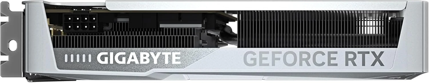 کارت گرافیک GIGABYTE GeForce RTX 5060 Eagle OC ICE 8G، حافظه 8 گیگابایت GDDR7 128 بیتی، PCIe 5.0، سیستم خنک کننده WINDFORCE، کارت ویدیو GV-N5060EAGLEOC ICE-8GD