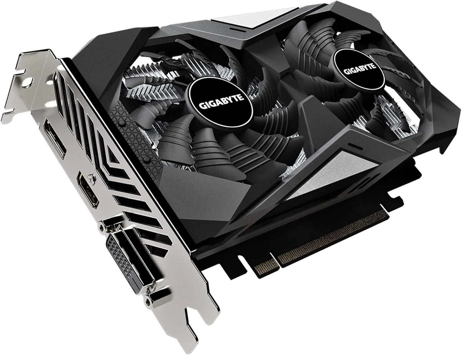 کارت گرافیک گیگابایت Geforce Gtx 1650 D6 Windforce Oc 4G (Rev. 2.0)، اندازه جمع و جور 172 میلی‌متری، 4 گیگابایت GDDR6 128 بیتی، کارت ویدیو Gv-N1656Wf2Oc-4Gd Rev2.0