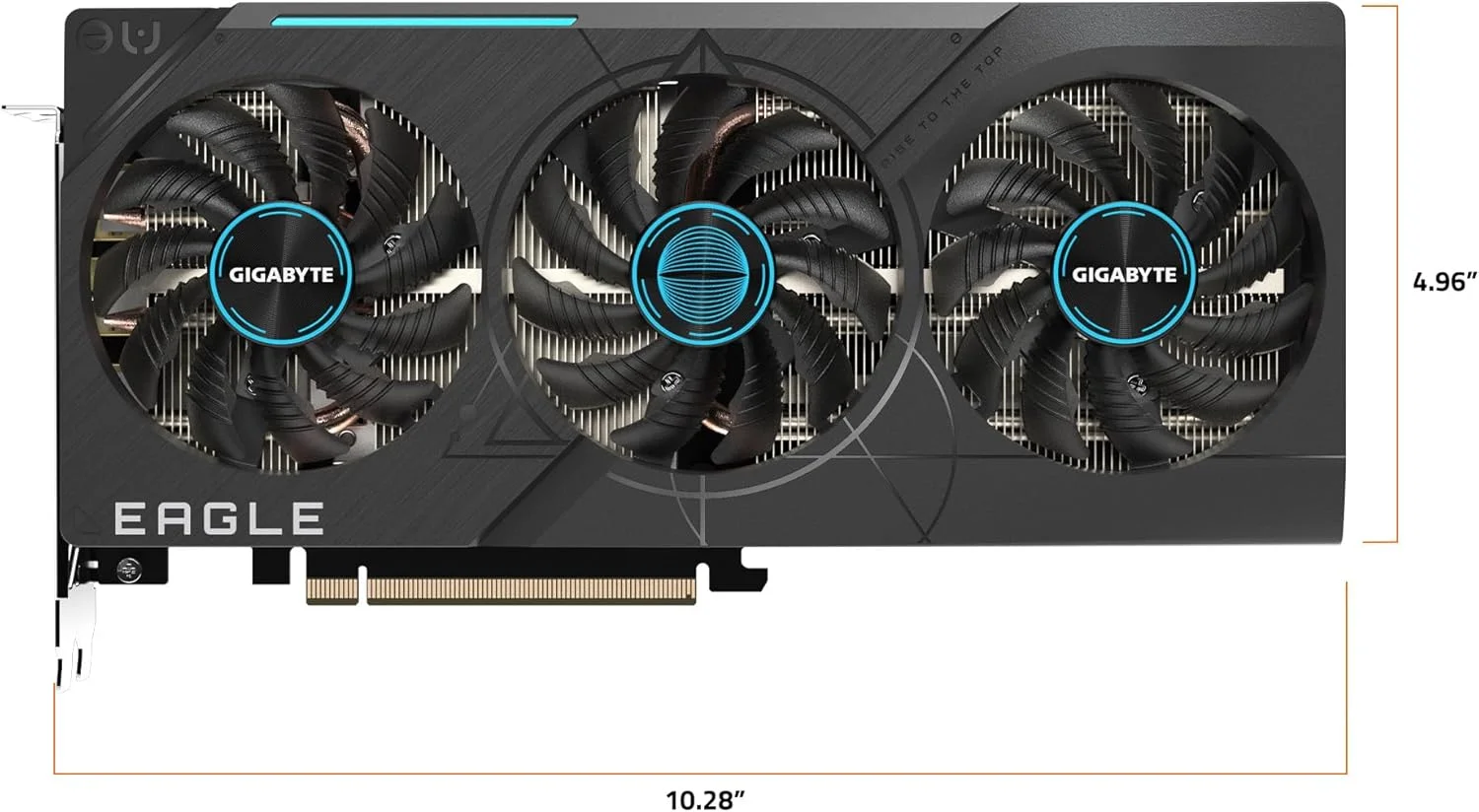 کارت گرافیک GIGABYTE GeForce RTX 4070 Super Eagle OC 12G، سه فن WINDFORCE، حافظه 12 گیگابایت GDDR6X 192 بیتی، کارت ویدیو GV-N407SEAGLE OC-12GD