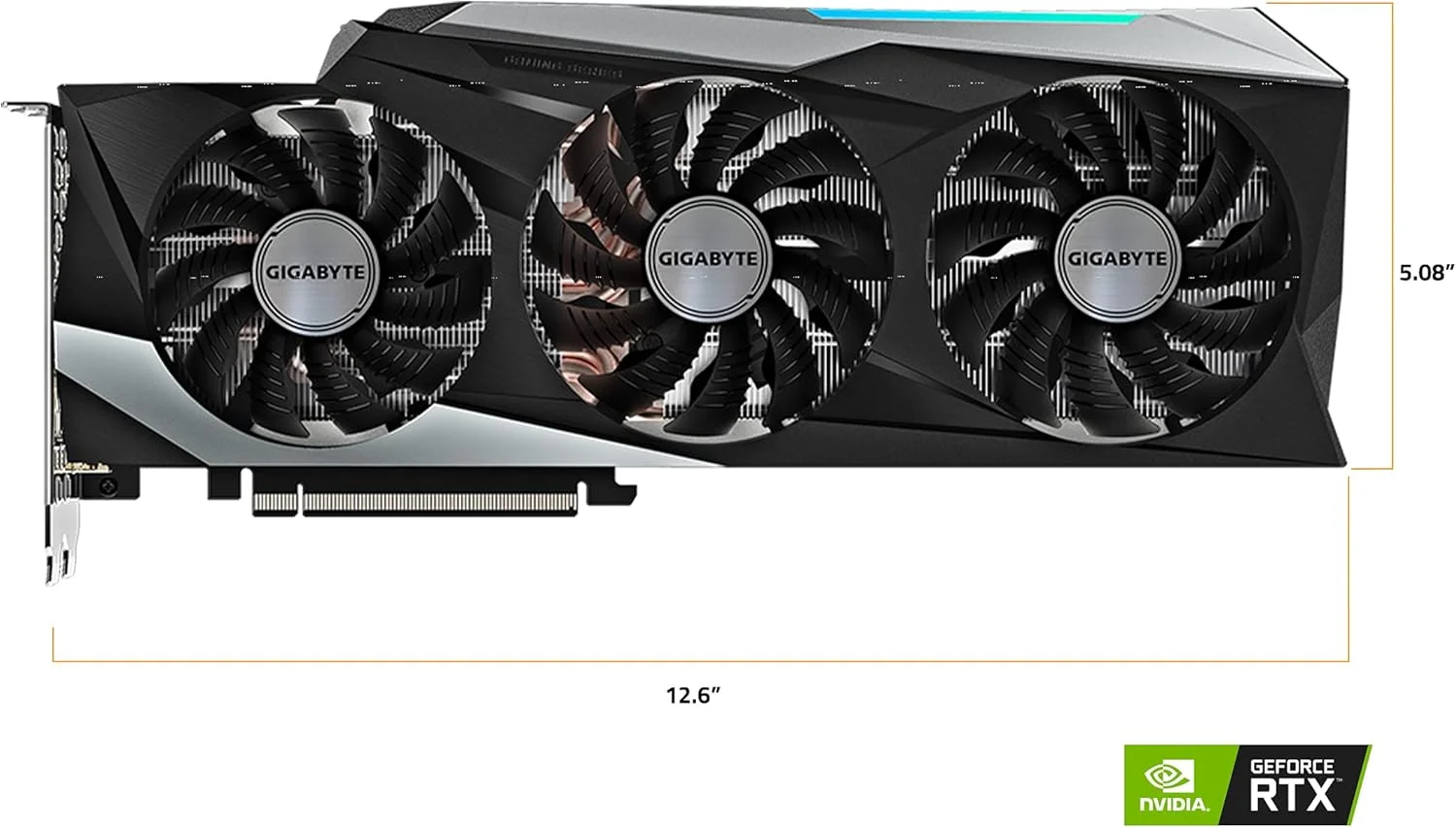 کارت گرافیک GIGABYTE GeForce RTX 3080 Gaming OC 10G (REV2.0)، سه فن WINDFORCE، LHR، حافظه 10 گیگابایت 320 بیتی GDDR6X، کارت ویدیو GV-N3080GAMING OC-10GD REV2.0 (بازسازی شده)