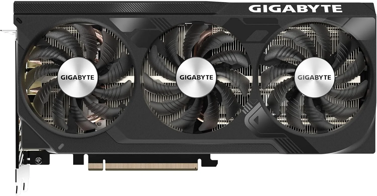 کارت گرافیک GIGABYTE GeForce RTX 4070 Super WINDFORCE OC 12G، سه فن WINDFORCE، حافظه 12GB 192-bit GDDR6X، کارت ویدیو GV-N407SWF3OC-12GD