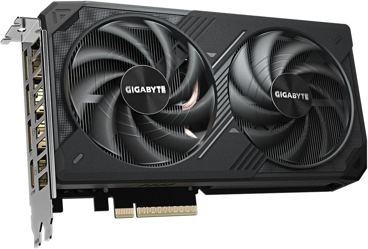 کارت گرافیک گیگابایت GeForce RTX 5060 Ti WINDFORCE OC 16G - حافظه 16 گیگابایت GDDR7، رابط 128 بیتی، PCI-E 5.0، فرکانس هسته 2587 مگاهرتز، 3 پورت DisplayPort، 1 پورت HDMI، مدل GV-N506TWF2OC-16GD کارت گرافیک گیگابایت GeForce RTX 5060 Ti WINDFORCE OC 16G - حافظه 16 گیگابایت GDDR7، رابط 128 بیتی، PCI-E 5.0، فرکانس هسته 2587 مگاهرتز، 3 پورت DisplayPort، 1 پورت HDMI، مدل GV-N506TWF2OC-16GD