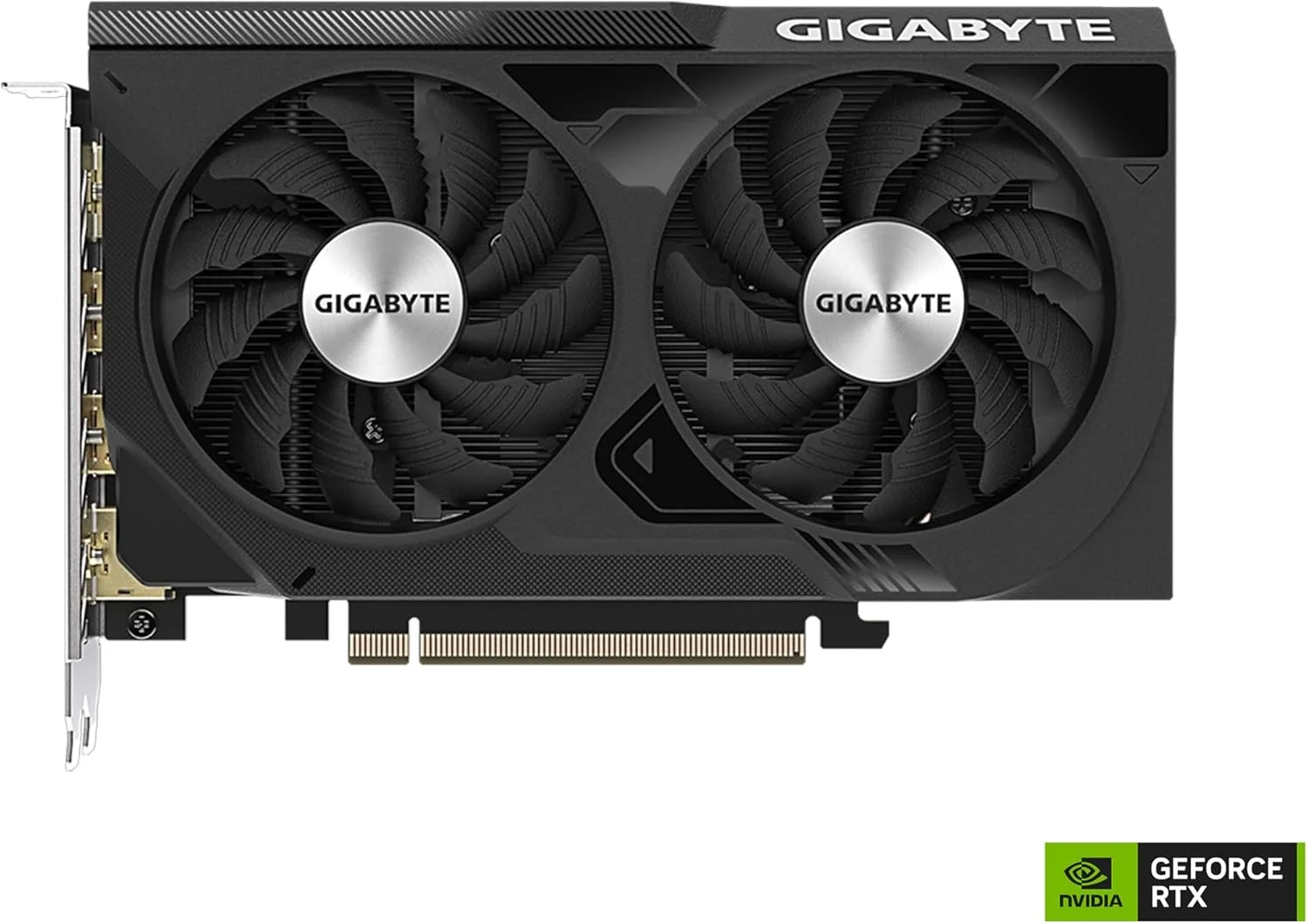 کارت گرافیک گیگابایت GeForce RTX 4060 WINDFORCE OC 8G، دو فن WINDFORCE، حافظه 8 گیگابایتی 128 بیتی GDDR6، کارت ویدیو GV-N4060WF2OC-8GD