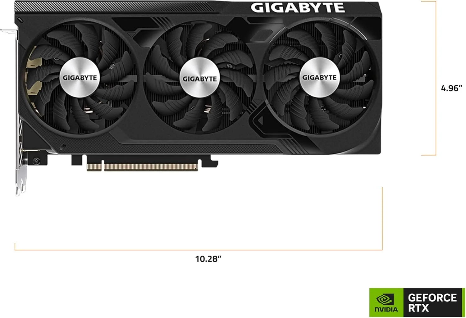 کارت گرافیک گیگابایت GeForce RTX 4070 WINDFORCE OC 12G، فن های 3X WINDFORCE، حافظه 12 گیگابایتی GDDR6X 192 بیتی، کارت ویدیویی GV-N4070WF3OC-12GD