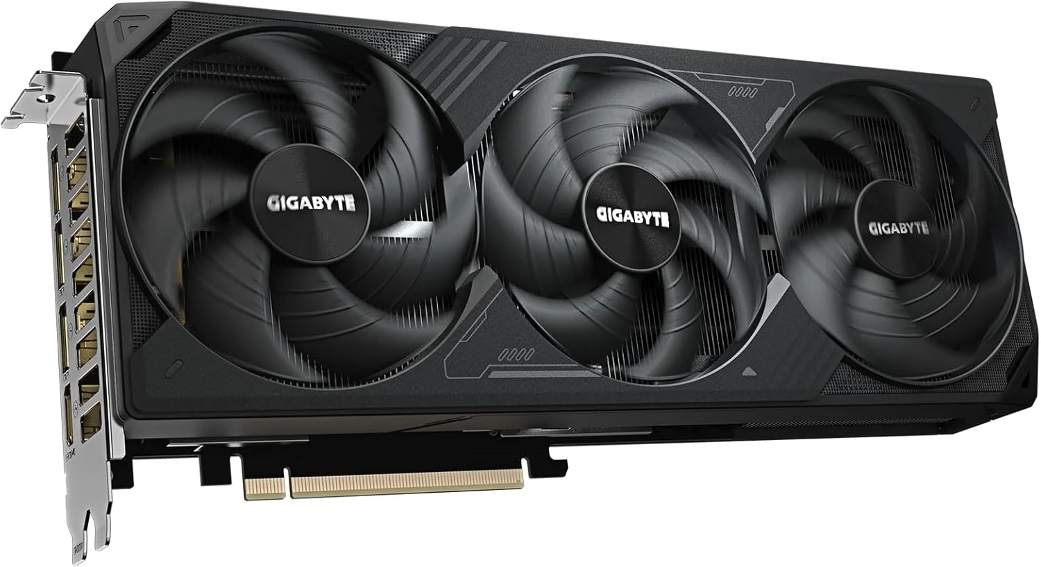 کارت گرافیک گیگابایت GeForce RTX 5080 WINDFORCE OC SFF 16G - حافظه 16 گیگابایت GDDR7، رابط 256 بیتی، PCI-E 5.0، فرکانس هسته 2670 مگاهرتز، 3 پورت DP 2.1a، 1 پورت HDMI 2.1b، مدل GV-N5080WF3OC-16GD
