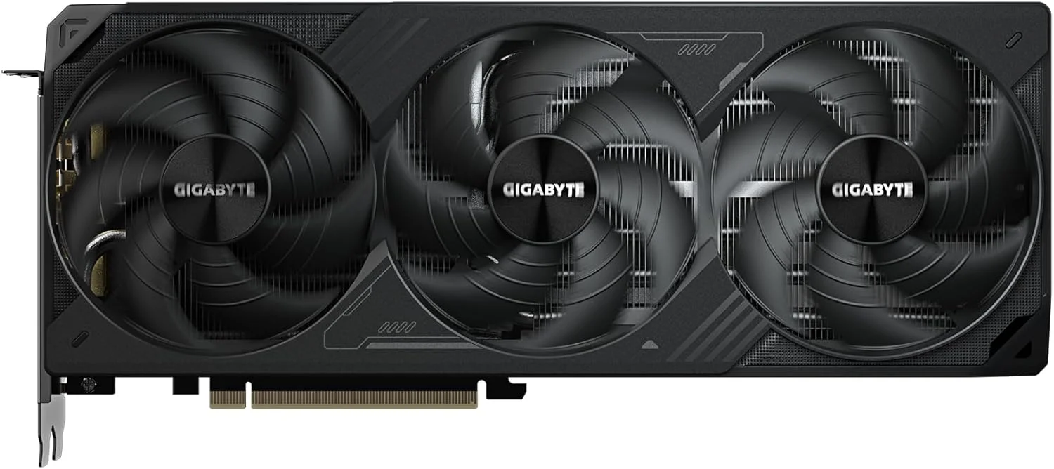 کارت گرافیک گیگابایت GeForce RTX 5080 WINDFORCE OC SFF 16G - حافظه 16 گیگابایت GDDR7، رابط 256 بیتی، PCI-E 5.0، فرکانس هسته 2670 مگاهرتز، 3 پورت DP 2.1a، 1 پورت HDMI 2.1b، مدل GV-N5080WF3OC-16GD