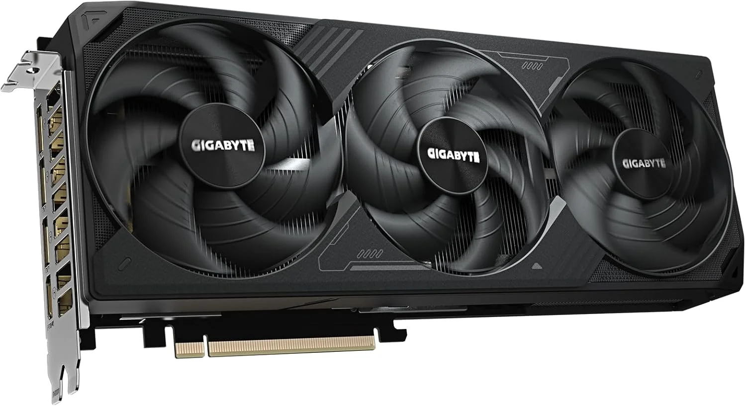 کارت گرافیک گیگابایت GeForce RTX 5080 WINDFORCE OC SFF 16G - حافظه 16 گیگابایت GDDR7، رابط 256 بیتی، PCI-E 5.0، فرکانس هسته 2670 مگاهرتز، 3 پورت DP 2.1a، 1 پورت HDMI 2.1b، مدل GV-N5080WF3OC-16GD