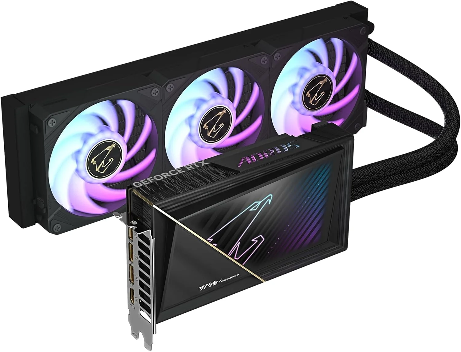 کارت گرافیک گیگابایت AORUS GeForce RTX 5080 XTREME WATERFORCE 16G - حافظه 16 گیگابایت GDDR7، 256 بیت، PCI-E 5.0، هسته 2805 مگاهرتز، 3 پورت DP 2.1a، 1 پورت HDMI 2.1b، NVIDIA DLSS 4، GV-N5080AORUSX W-16GD