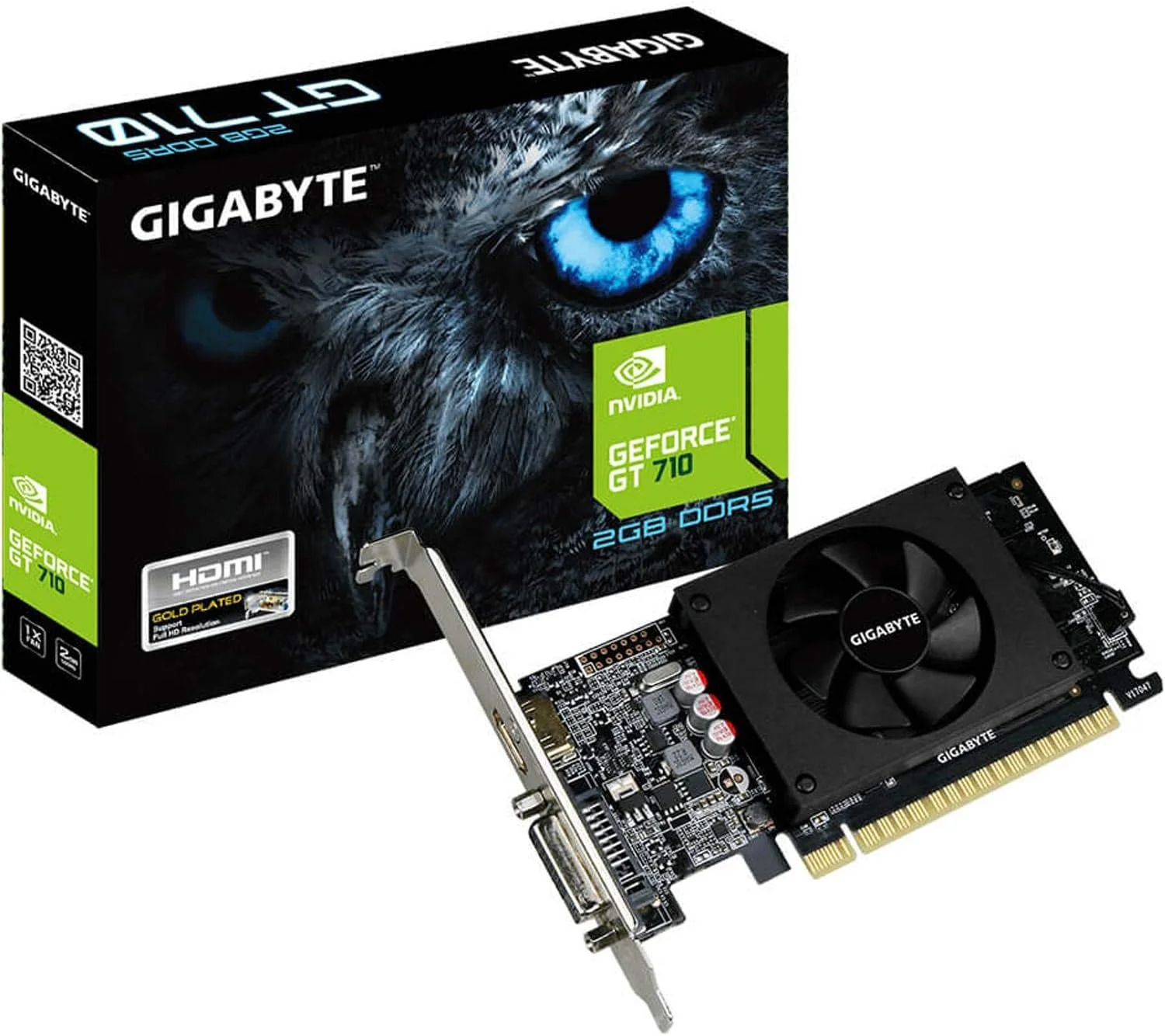 کارت گرافیک گیگابایت GeForce GT 710 2GB GDDR5