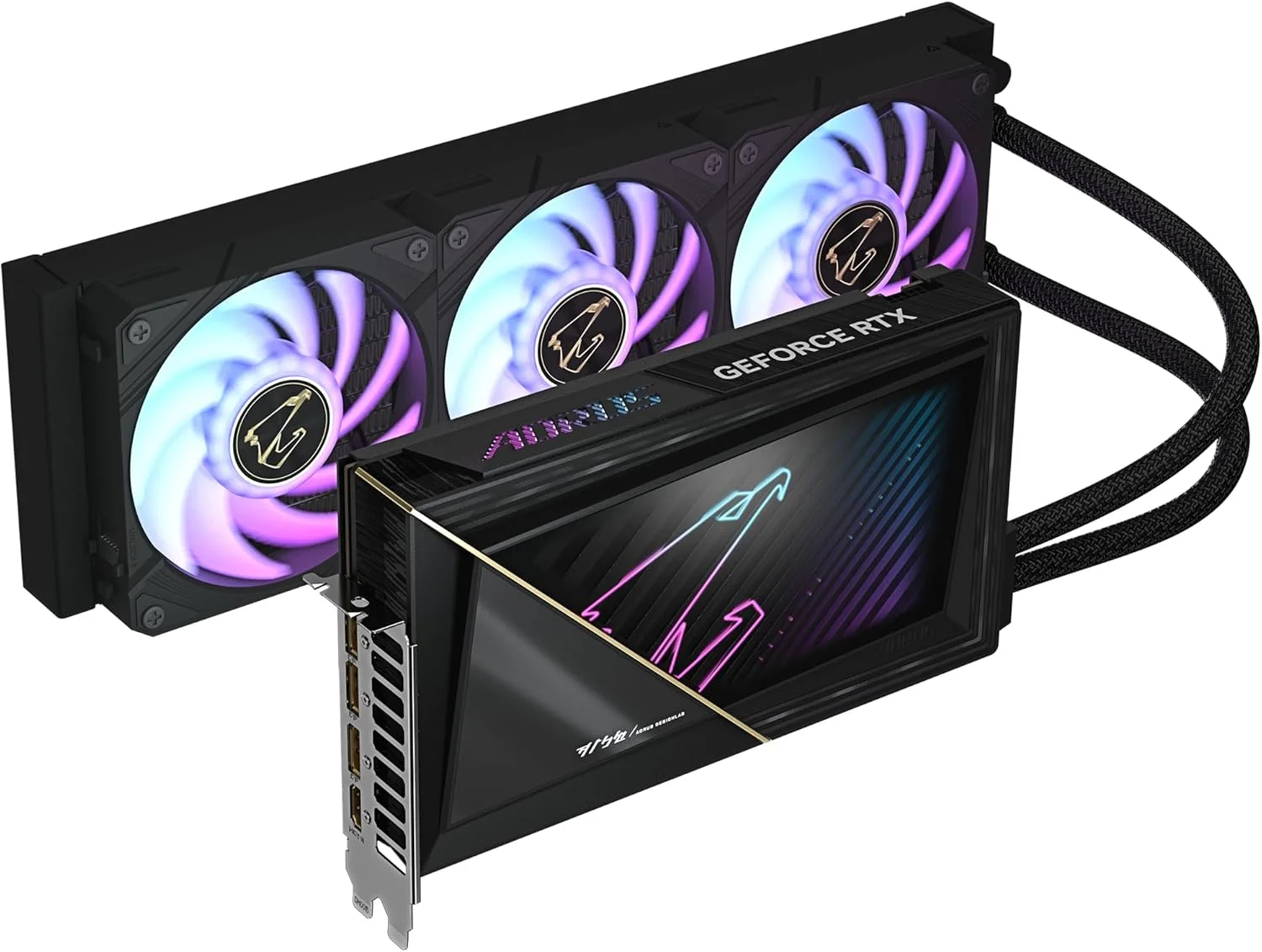 کارت گرافیک گیگابایت AORUS GeForce RTX 5090 XTREME WATERFORCE 32G - حافظه 32 گیگابایت GDDR7، رابط 512 بیتی، PCI-E 5.0، فرکانس هسته 2655 مگاهرتز، 3 پورت DP 2.1a، 1 پورت HDMI 2.1b، NVIDIA DLSS 4، GV-N5090AORUSX W-32GD