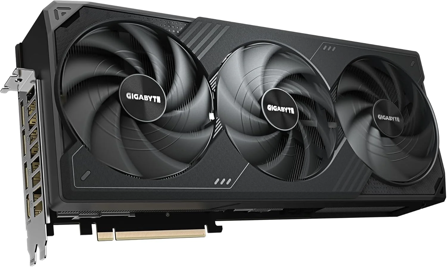 کارت گرافیک گیگابایت GeForce RTX 5090 WINDFORCE OC 32G - 32 گیگابایت GDDR7، 512 بیت، PCI-E 5.0، فرکانس هسته 2467 مگاهرتز، 3 پورت DP 2.1a، 1 پورت HDMI 2.1b، NVIDIA DLSS 4، GV-N5090WF3OC-32GD