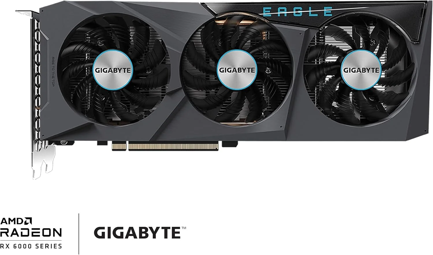 کارت گرافیک گیگابایت Radeon RX 6600 XT Eagle 8G، سیستم خنک کننده WINDFORCE 3X، حافظه 8 گیگابایتی GDDR6 128 بیتی، کارت ویدیو GV-R66XTEAGLE-8GD