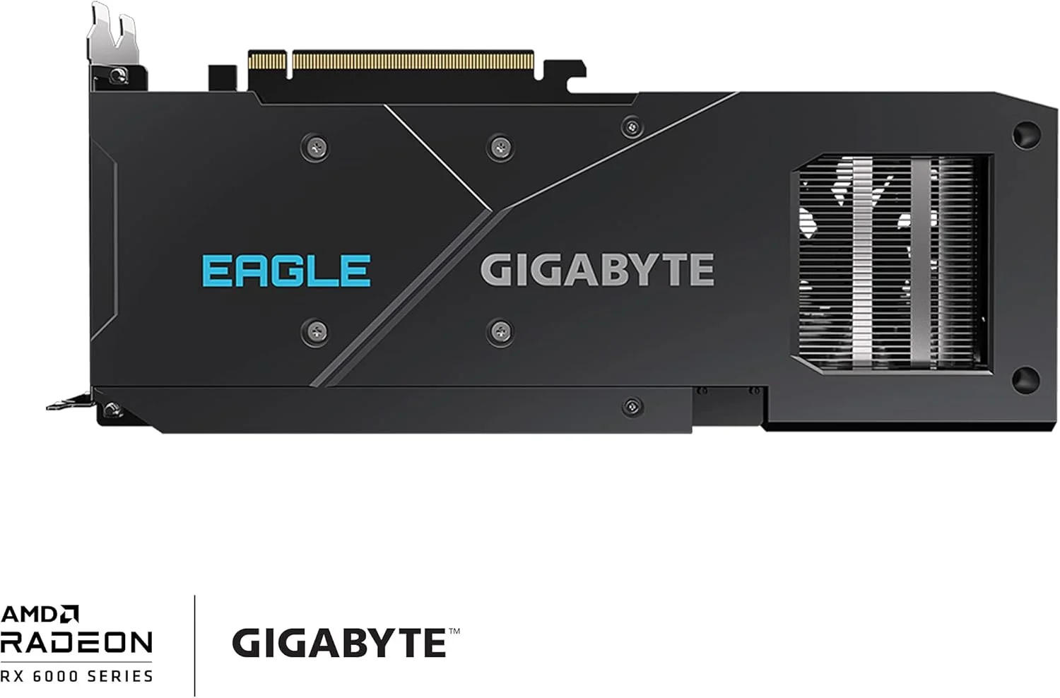 کارت گرافیک گیگابایت Radeon RX 6600 XT Eagle 8G، سیستم خنک کننده WINDFORCE 3X، حافظه 8 گیگابایتی GDDR6 128 بیتی، کارت ویدیو GV-R66XTEAGLE-8GD