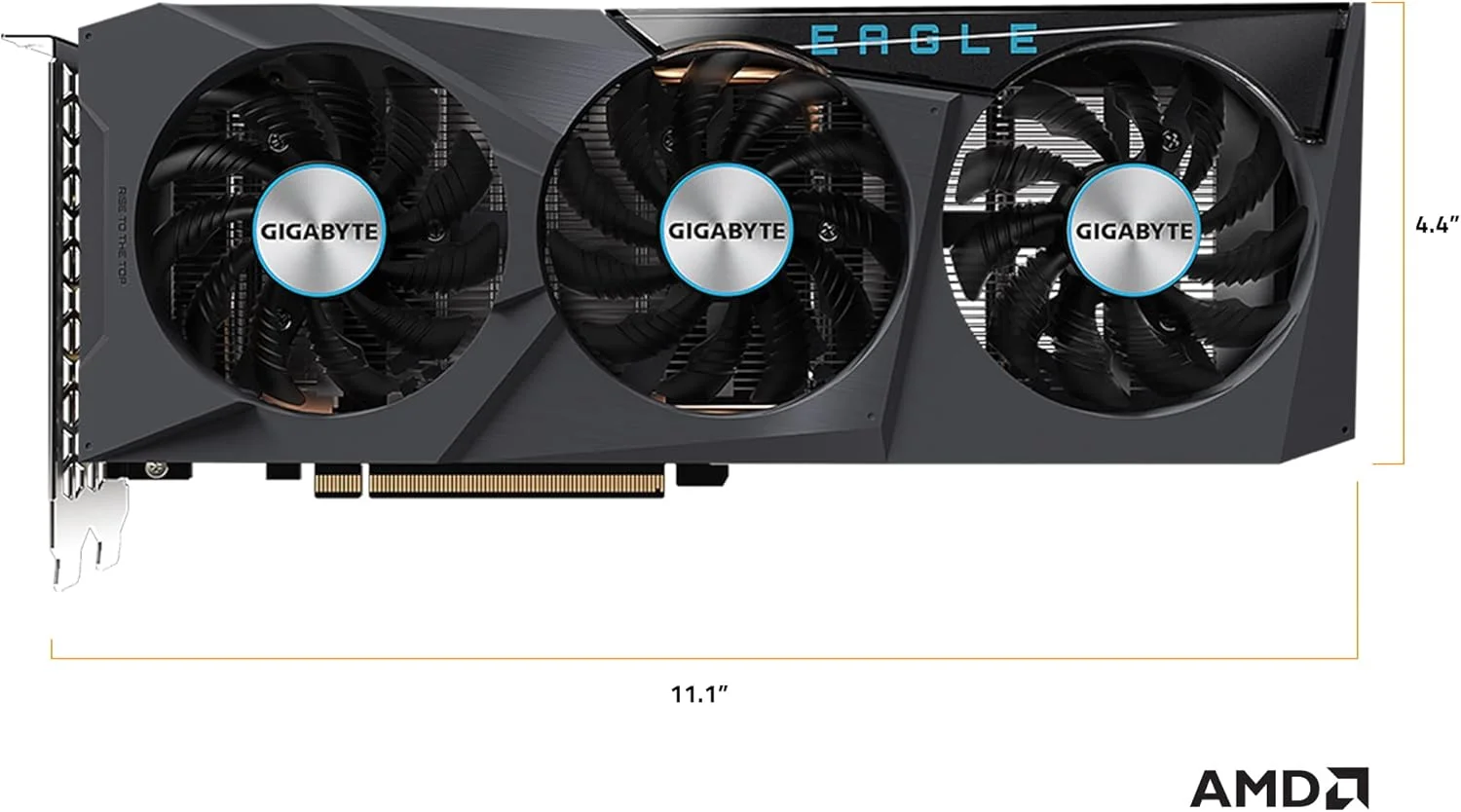 کارت گرافیک GIGABYTE Radeon RX 6600 Eagle 8G، سیستم خنک کننده WINDFORCE 3X، حافظه 8 گیگابایتی GDDR6 128 بیتی، کارت ویدیو GV-R66EAGLE-8GD کارت گرافیک GIGABYTE Radeon RX 6600 Eagle 8G، سیستم خنک کننده WINDFORCE 3X، حافظه 8 گیگابایتی GDDR6 128 بیتی، کارت ویدیو GV-R66EAGLE-8GD