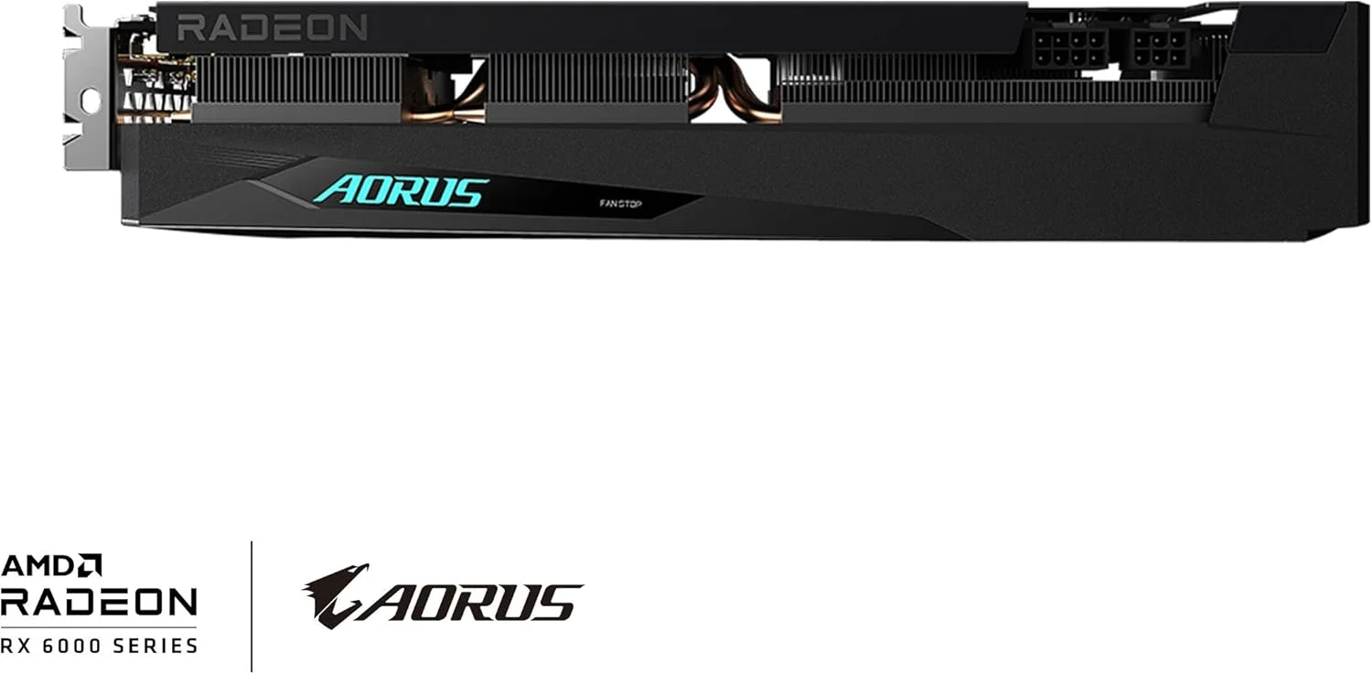 کارت گرافیک گیگابایت Aorus Radeon Rx 6700 Xt Elite 12G، سیستم خنک کننده Windforce 3X، حافظه 12 گیگابایتی 192 بیتی Gddr6، کارت ویدیو Gv R67XtaorUS E 12Gd