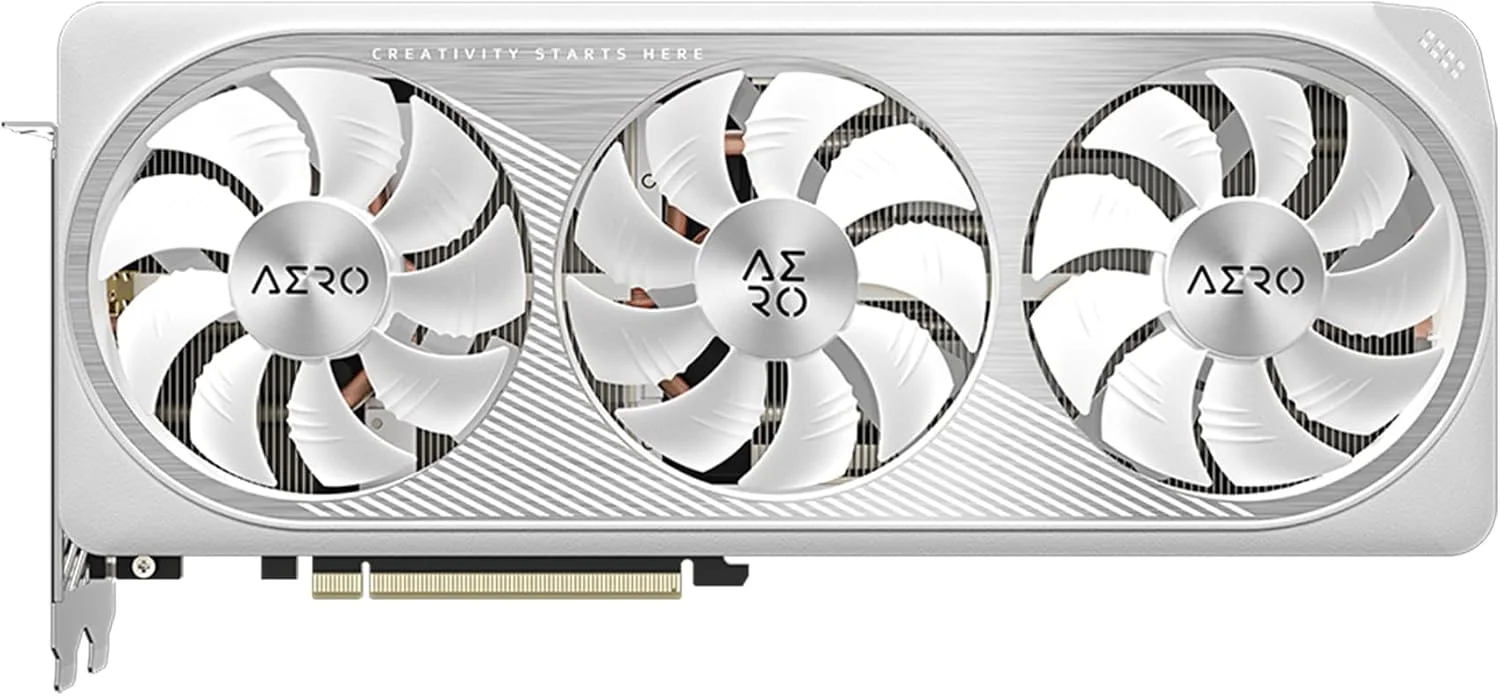کارت گرافیک GIGABYTE GeForce RTX 4070 AERO OC V2 12G، سه فن WINDFORCE، حافظه 12 گیگابایت GDDR6X 192 بیتی، کارت ویدیو GV-N4070AERO OCV2-12GD کارت گرافیک GIGABYTE GeForce RTX 4070 AERO OC V2 12G، سه فن WINDFORCE، حافظه 12 گیگابایت GDDR6X 192 بیتی، کارت ویدیو GV-N4070AERO OCV2-12GD