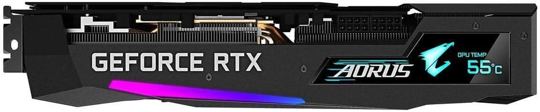 کارت گرافیک گیگابایت AORUS GeForce RTX 3070 MASTER 8G، سه فن WINDFORCE، حافظه 8 گیگابایت GDDR6 256 بیتی، کارت ویدیو GV-N3070AORUS M-8GD