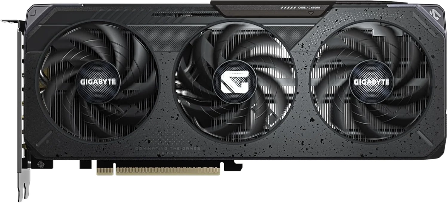 کارت گرافیک GIGABYTE GeForce RTX 5060 Gaming OC 8G، حافظه 8 گیگابایت GDDR7 128 بیتی، PCIe 5.0، سیستم خنک کننده WINDFORCE، کارت گرافیک GV-N5060GAMING OC-8GD