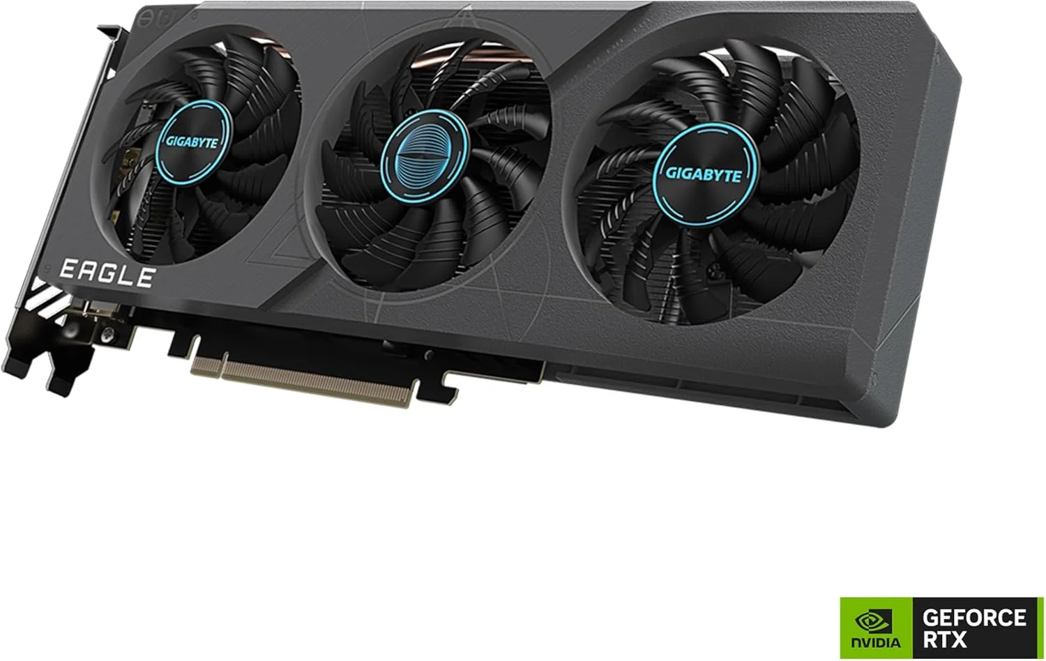 کارت گرافیک گیگابایت GeForce RTX 4060 Eagle OC 8G، سه فن WINDFORCE، حافظه 8 گیگابایتی 128 بیتی GDDR6، کارت ویدیویی GV-N4060EAGLE OC-8GD