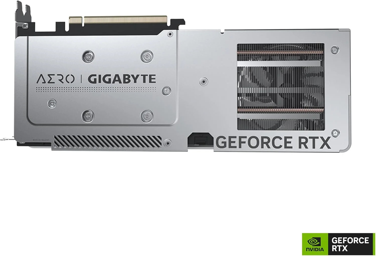 کارت گرافیک گیگابایت GeForce RTX 4060 AERO OC 8G، سه فن WINDFORCE، حافظه 8 گیگابایتی 128 بیتی GDDR6، کارت ویدیویی GV-N4060AERO OC-8GD