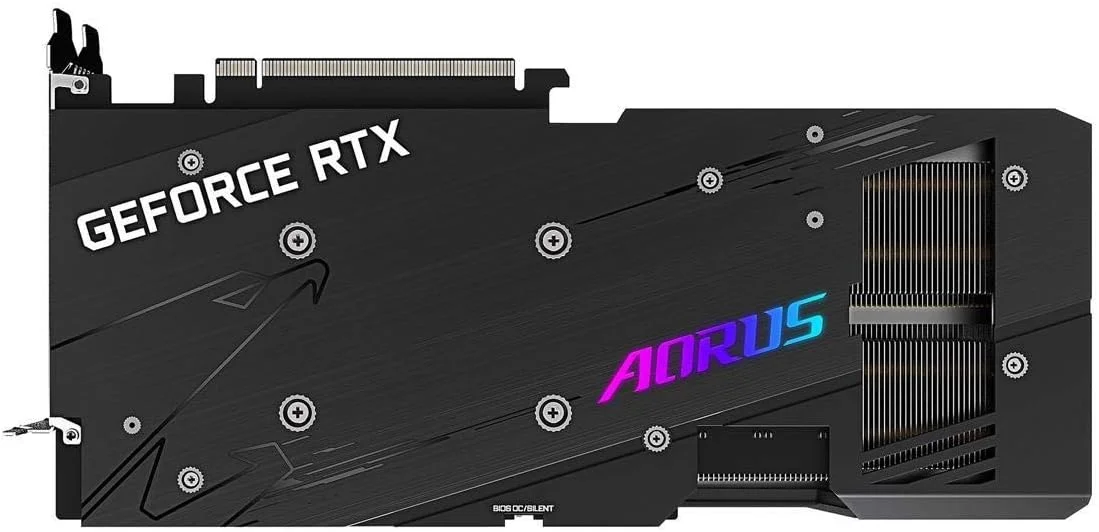 کارت گرافیک گیگابایت AORUS GeForce RTX 3070 MASTER 8G، سه فن WINDFORCE، حافظه 8 گیگابایت GDDR6 256 بیتی، کارت ویدیو GV-N3070AORUS M-8GD