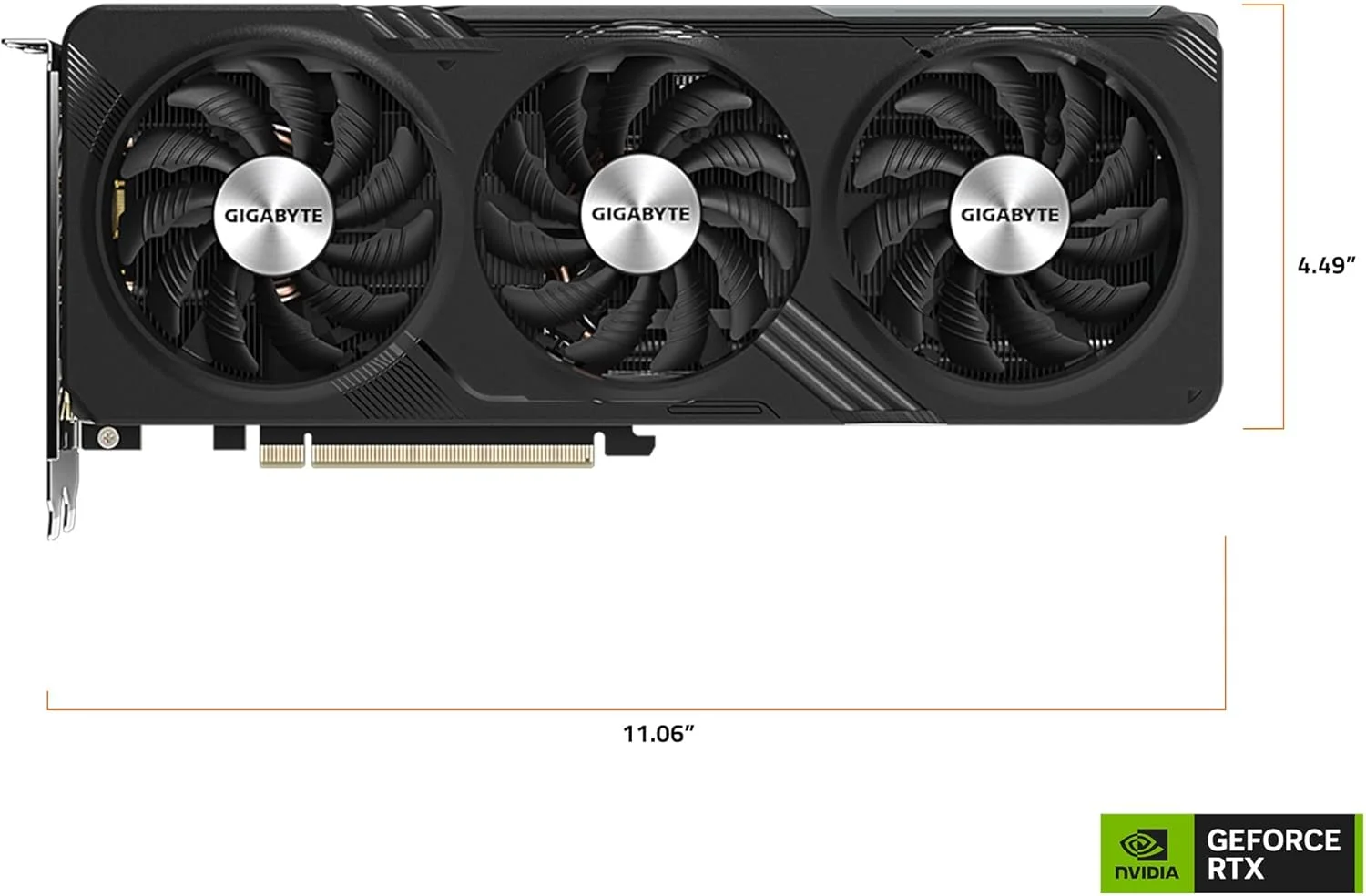 کارت گرافیک گیگابایت GeForce RTX 4060 Gaming OC 8G، سه فن WINDFORCE، حافظه 8 گیگابایتی 128 بیتی GDDR6، کارت ویدیو GV-N4060GAMING OC-8GD