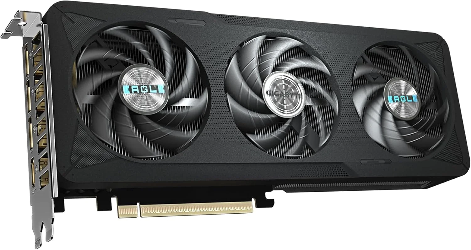 کارت گرافیک GIGABYTE GeForce RTX 5060 Ti Eagle MAX OC 16G، با 16 گیگابایت حافظه GDDR7 128 بیتی، PCIe 5.0، سیستم خنک کننده WINDFORCE، مدل GV-N506TEAGLEMAX OC-16GD کارت گرافیک GIGABYTE GeForce RTX 5060 Ti Eagle MAX OC 16G، با 16 گیگابایت حافظه GDDR7 128 بیتی، PCIe 5.0، سیستم خنک کننده WINDFORCE، مدل GV-N506TEAGLEMAX OC-16GD