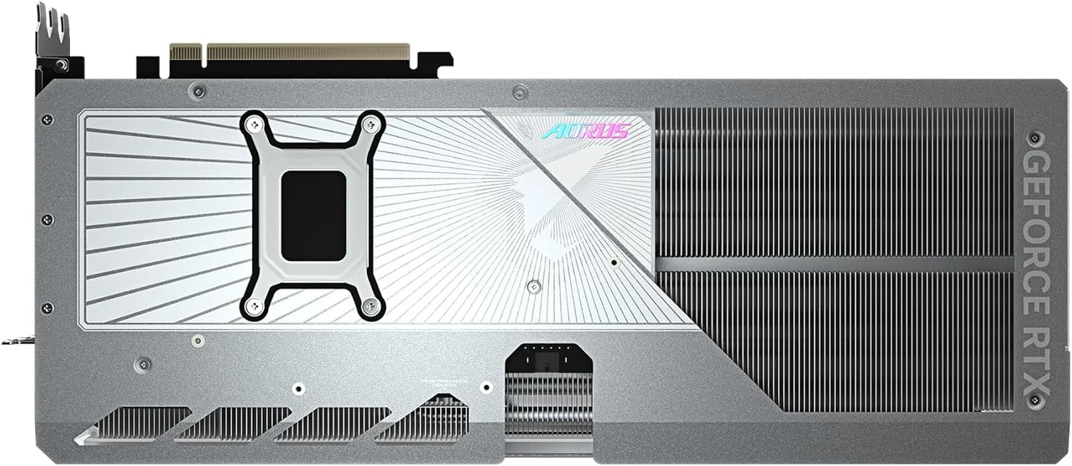 کارت گرافیک GIGABYTE AORUS GeForce RTX 5080 Master ICE 16G، سیستم خنک کننده WINDFORCE، حافظه 16 گیگابایتی 256 بیتی GDDR7، کارت ویدیویی GV-N5080AORUSM ICE-16GD