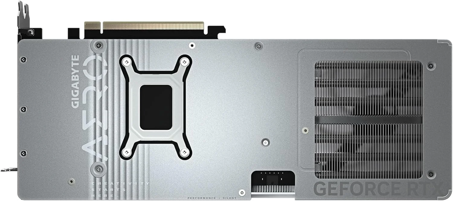 کارت گرافیک GIGABYTE GeForce RTX 5080 AERO OC SFF 16G، سیستم خنک کننده WINDFORCE، حافظه 16 گیگابایتی 256 بیتی GDDR7، کارت ویدیویی GV-N5080AERO OC-16GD کارت گرافیک GIGABYTE GeForce RTX 5080 AERO OC SFF 16G، سیستم خنک کننده WINDFORCE، حافظه 16 گیگابایتی 256 بیتی GDDR7، کارت ویدیویی GV-N5080AERO OC-16GD